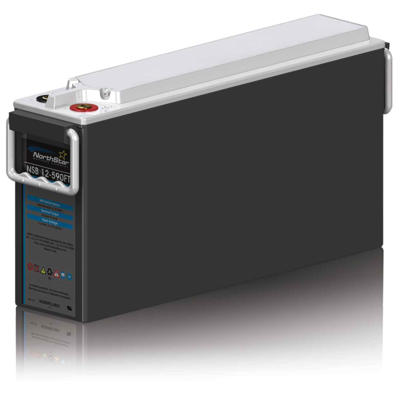 NORTHSTAR UPS Battery Model: NSB 12-590FT